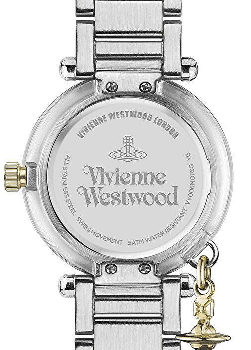 【Vivienne Westwood】　ブラウジングワンピース　ボタニカル Vivienne Westwood Gümüş Tonu Kadın VV006MOPSG Metalik Gri Çelik