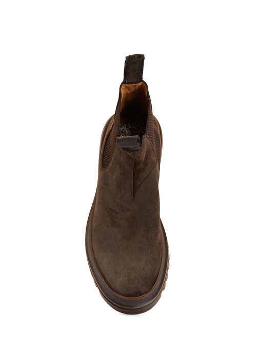 Koyu Kahverengi Erkek Deri Bot - Görsel 5
