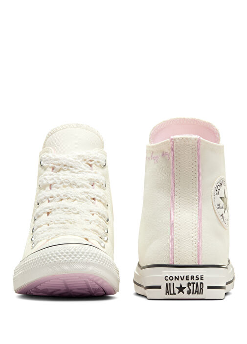 Chuck Taylor Beyaz Kadın Kanvas Sneaker - Görsel 5