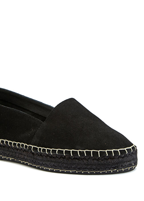 Divarese Siyah Divarese Süet Kadın Espadril