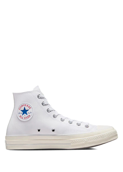 Chuck 70 Beyaz Kadın Deri Sneaker - Görsel 2