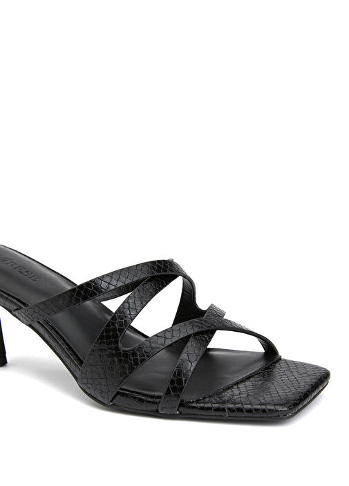 Siyah Kadın Terlik - Görsel 7