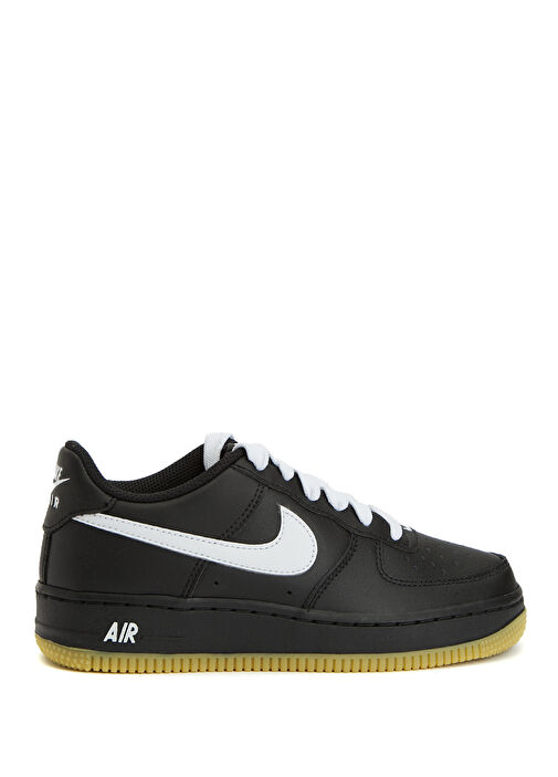 Air Force 1 LV8 3 Siyah Çocuk Deri Sneaker - Görsel 2