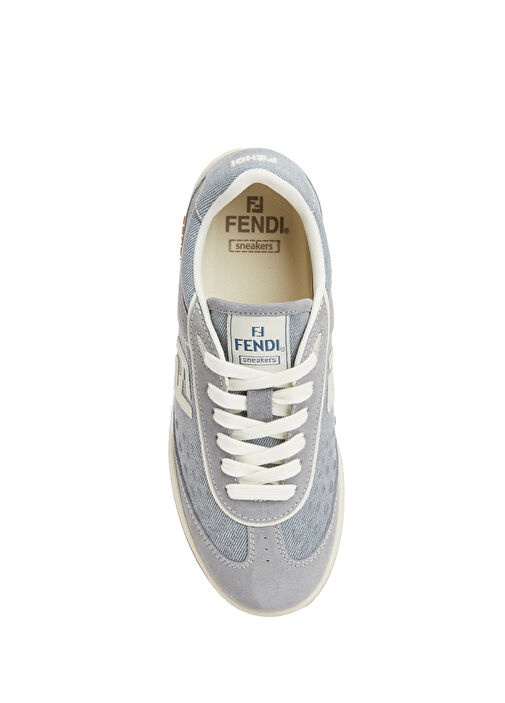 Mavi Kadın Deri Sneaker - Görsel 5