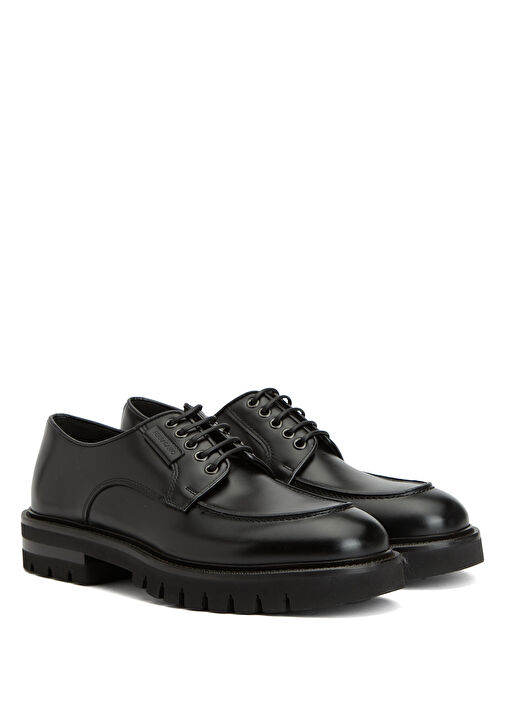 Siyah Erkek Deri Ayakkabı - Görsel 3