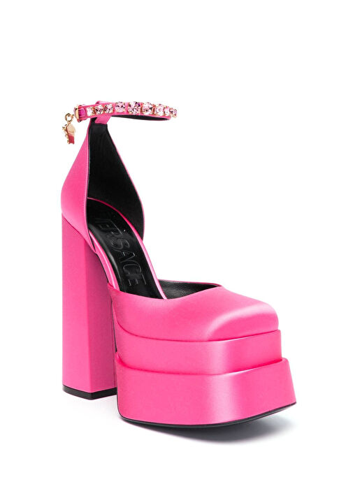Medusa Aevitas Platform Fuşya Topuklu Ayakkabı - Görsel 4