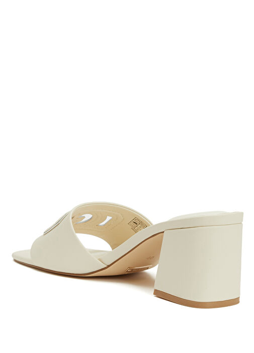 Gals Krem Kadın Deri Sandalet - Görsel 4