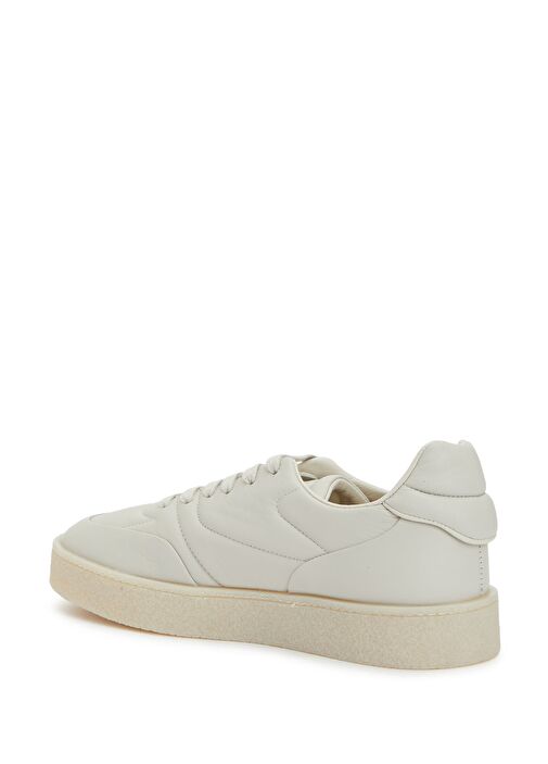 Ekru Erkek Deri Sneaker - Görsel 4