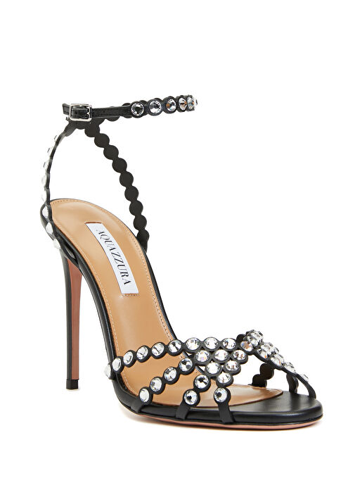 Tequila Siyah Kadın Deri Sandalet - Görsel 3