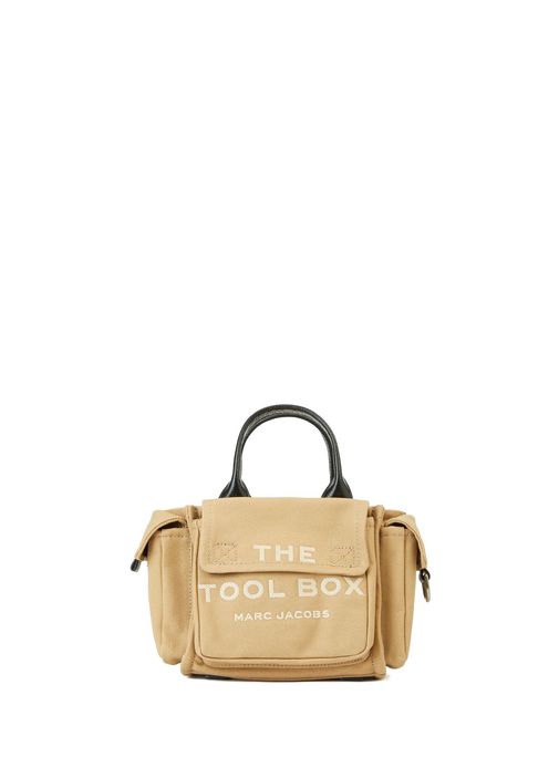 Marc Jacobs - The Tool Box Camel Women's Canvas Shoulder Bag
