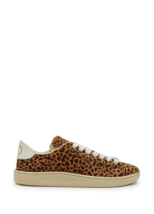 Leopar Kadın Deri Sneaker - Görsel 2