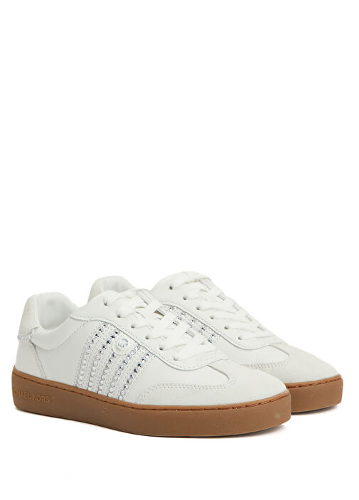 Scotty Beyaz Kadın Deri Sneaker - Görsel 3