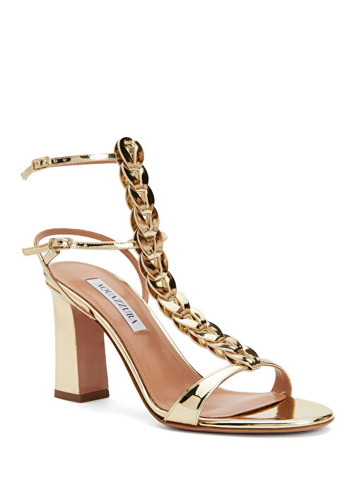 Destiny Gladiator Gold Topuklu Sandalet - Görsel 3