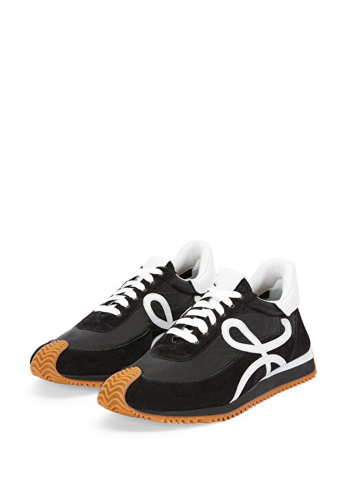 Siyah Logolu Erkek Sneaker - Görsel 3