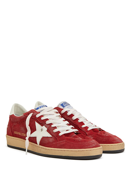 Ballstar Kırmızı Erkek Deri Sneaker - Görsel 3