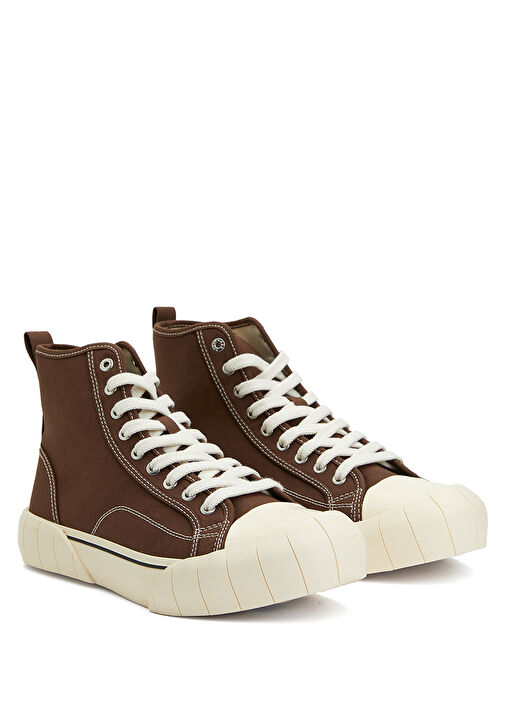 Bagel Kahverengi Erkek Organik Pamuk Sneaker - Görsel 3