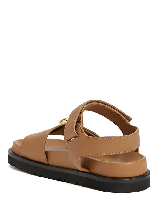 Pebble Taba Kadın Deri Sandalet - Görsel 4