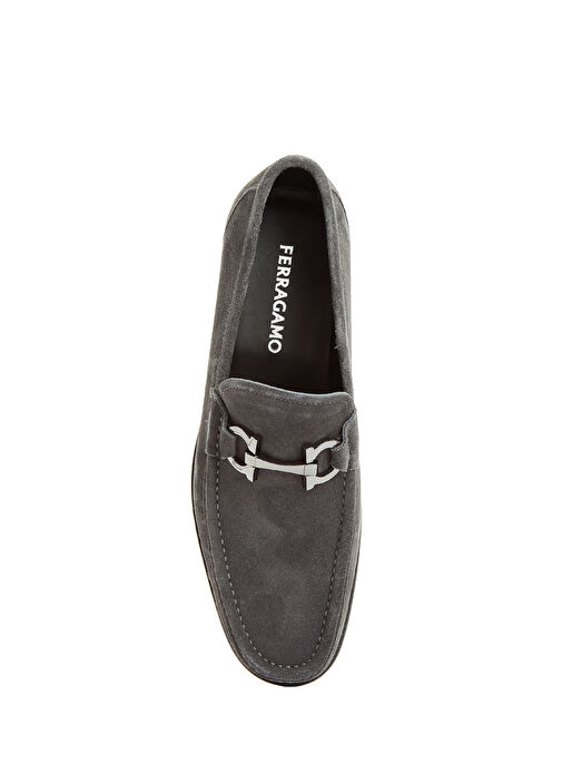 Gri Erkek Süet Loafer - Görsel 5