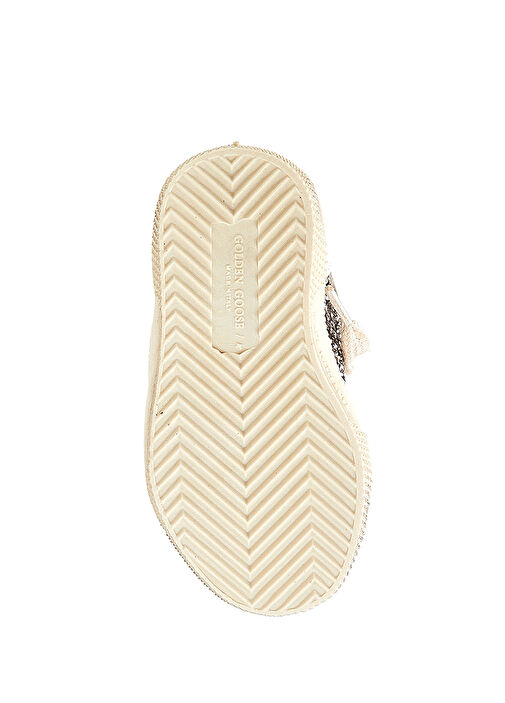 May Bej Beyaz Unisex Çocuk Deri Sneaker - Görsel 6