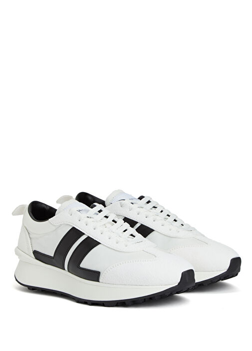 Bumpr 2.0 Siyah Beyaz Erkek Deri Sneaker - Görsel 3