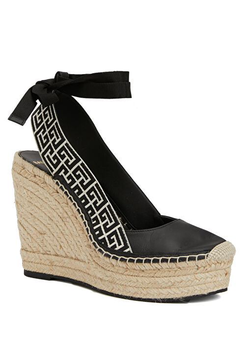 Siyah Kadın Espadril - Görsel 8