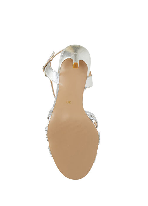 Network Network Silver Gümüş Rengi Kadın Deri Sandalet Sandalet & Terlik | Beymen Gümüş - 6. görsel