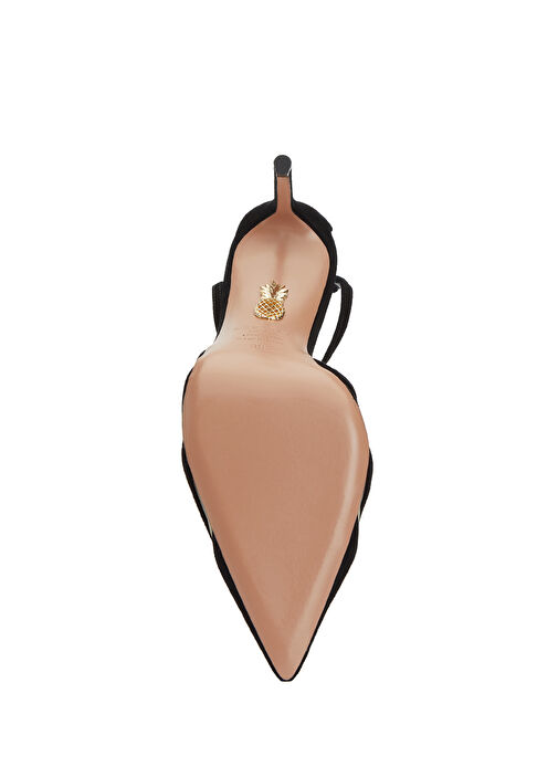 Aquazzura Aquazzura Alana Siyah Süet Topuklu Ayakkabı Basketbol Ayakkabıları | Beymen Siyah - 6. görsel