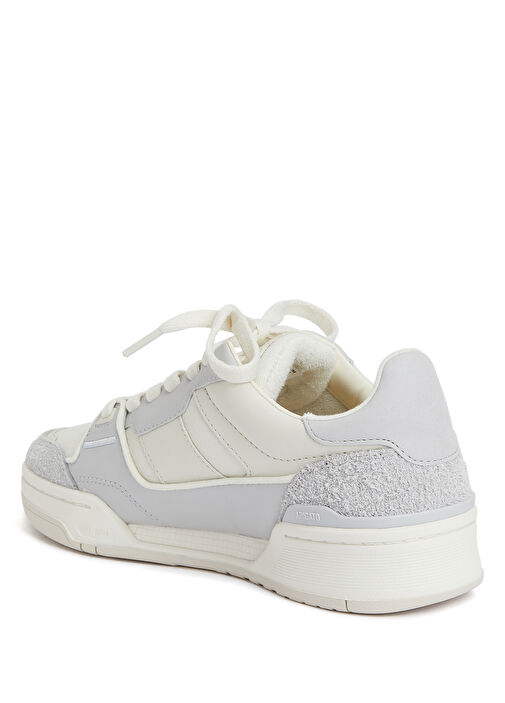 Clay Gri Bej Kadın Deri Sneaker - Görsel 4