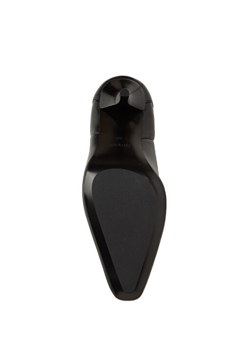 Siyah Kadın Deri Bot - Görsel 6