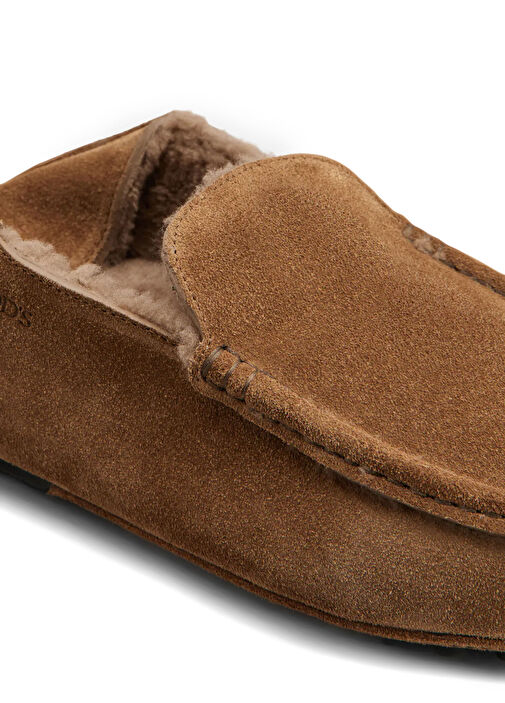 Tod's Koyu Kahverengi Tod's Süet Erkek Loafer