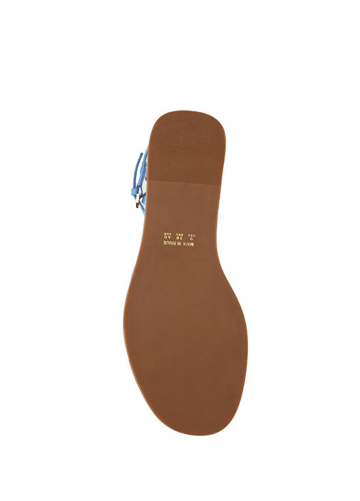 Mavi Kadın Deri Sandalet - Görsel 6