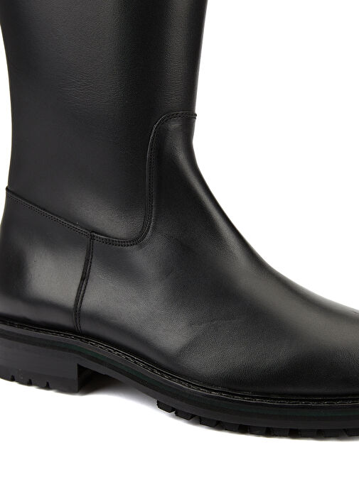 Siyah Kadın Deri Çizme - Görsel 8