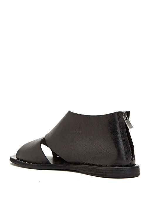Officine Creative Siyah Officine Creative Deri Kadın Terlik