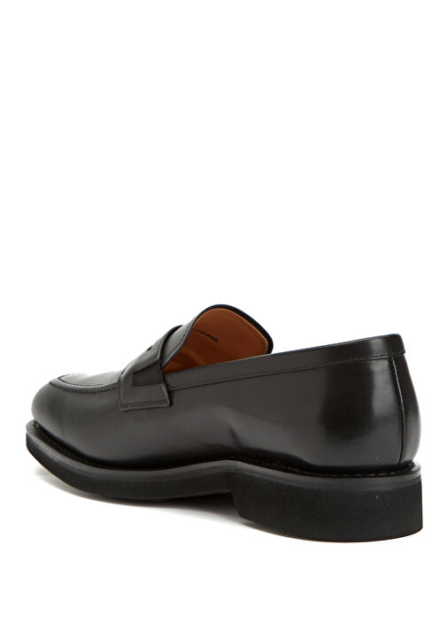 Siyah Erkek Deri Loafer - Görsel 4