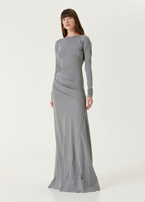 Victoria Beckham - Grey Maxi Dress