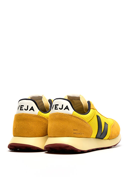 Rio Branco II Alveomesh Siyah Sarı Kadın Sneaker - Görsel 4