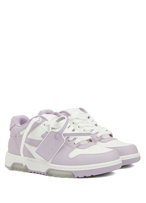 Out Of Office Beyaz Lila Kadın Sneaker - Görsel 3