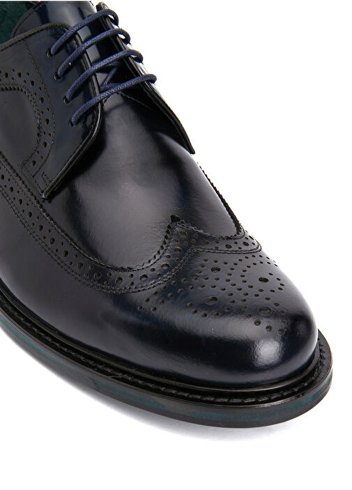 Lacivert Erkek Deri Ayakkabı - Görsel 7