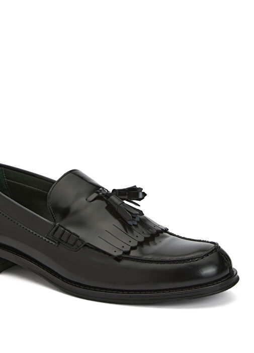 Siyah Erkek Deri Loafer - Görsel 7