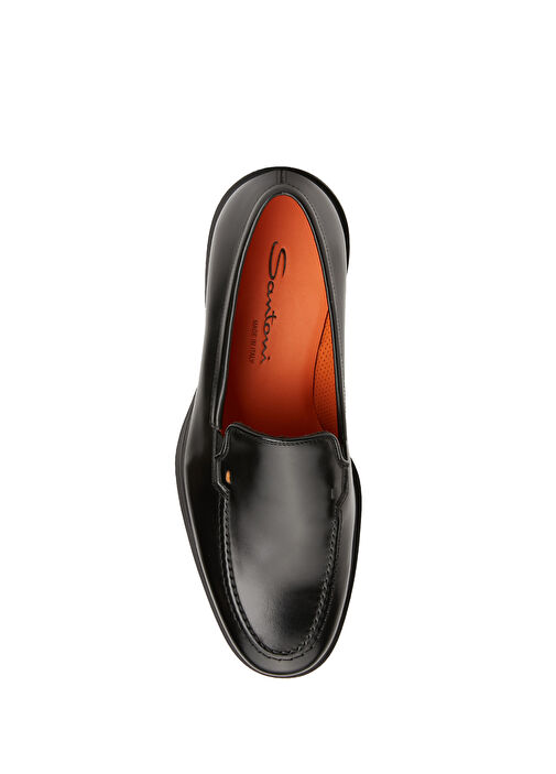 Siyah Erkek Deri Loafer - Görsel 5