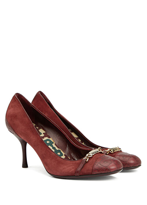 Beymen Reborn Bordo Beymen Reborn Gucci Topuklu Ayakkabı