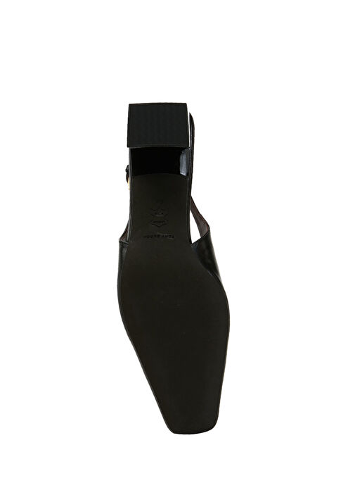 Georgia Siyah Deri Topuklu Ayakkabı - Görsel 6