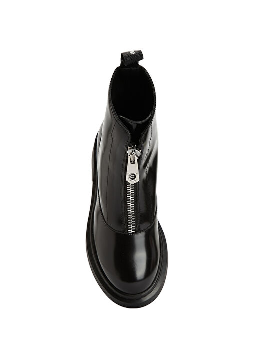 Kisty Siyah Kadın Deri Bot - Görsel 5