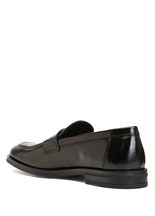 Siyah Erkek Deri Loafer - Görsel 4
