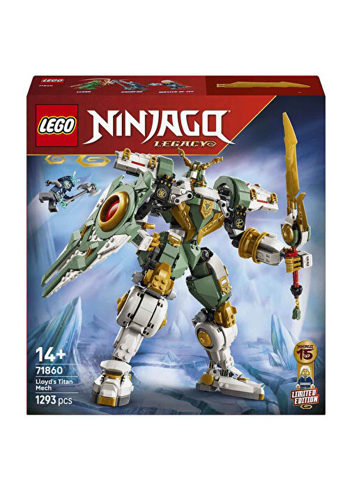 LEGO - Lloyd'un Titan Robotu 15. Yıl Dönümü 1293 Parça 14+ Yaş