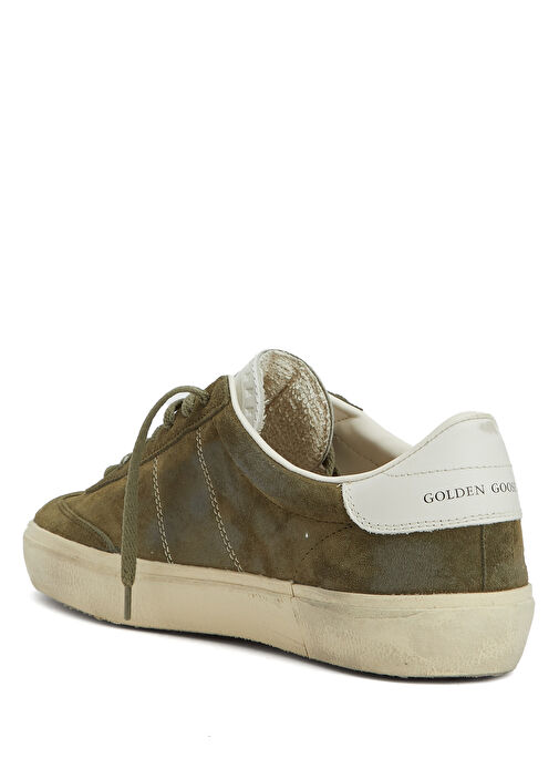 Soul Star Haki Beyaz Erkek Deri Sneaker - Görsel 4