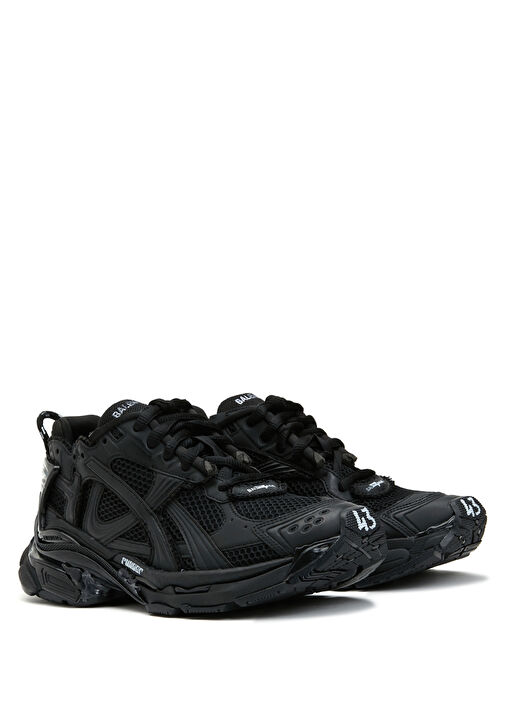 Balenciaga - Runner Siyah Erkek Sneaker - Siyah