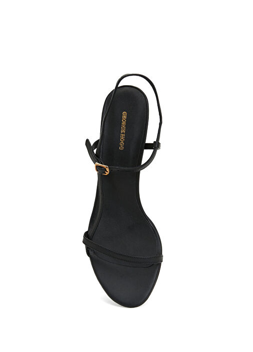 George Hogg George Hogg Siyah Kadın Deri Sandalet Beymen'de! Siyah - 5. görsel