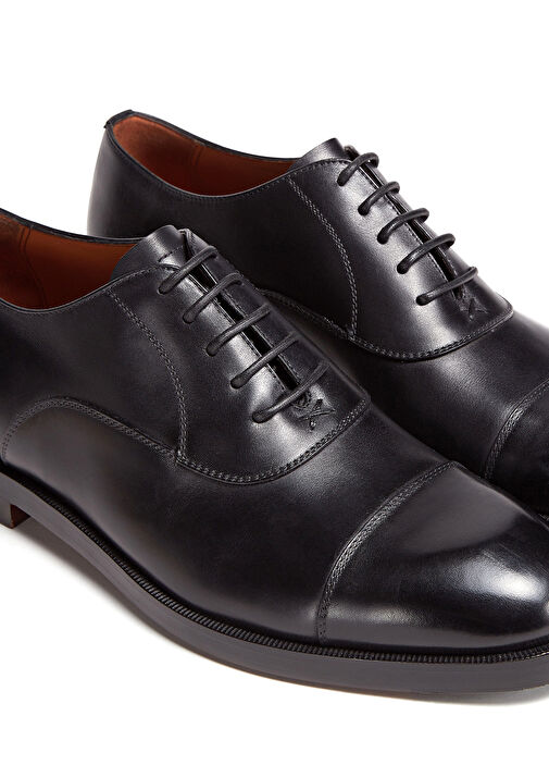 Siyah Erkek Deri Ayakkabı - Görsel 5