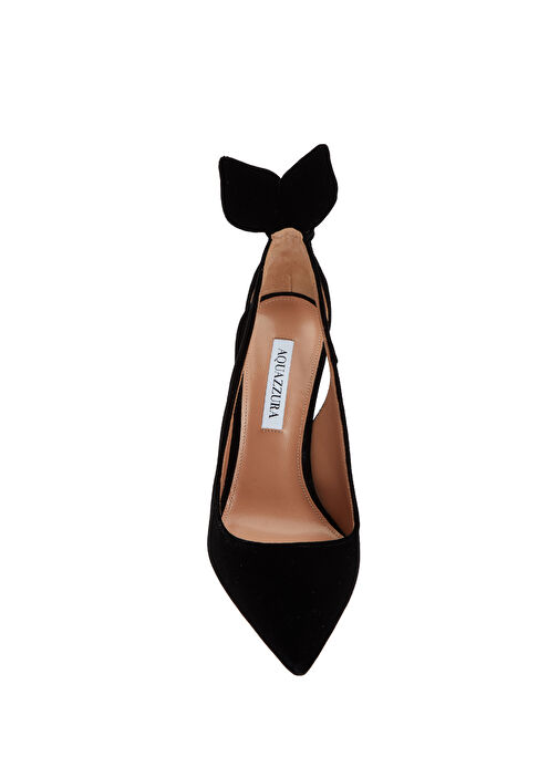 Aquazzura Aquazzura Bow Tie Siyah Süet Stiletto Basketbol Ayakkabıları | Beymen Siyah - 5. görsel